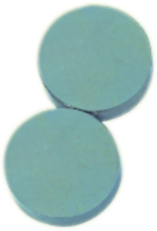 Packung 10 Rundmagnete aus Hartferrit, axial magnetisiert Packung 10 Rundmagnete aus Hartferrit, axial magnetisiert