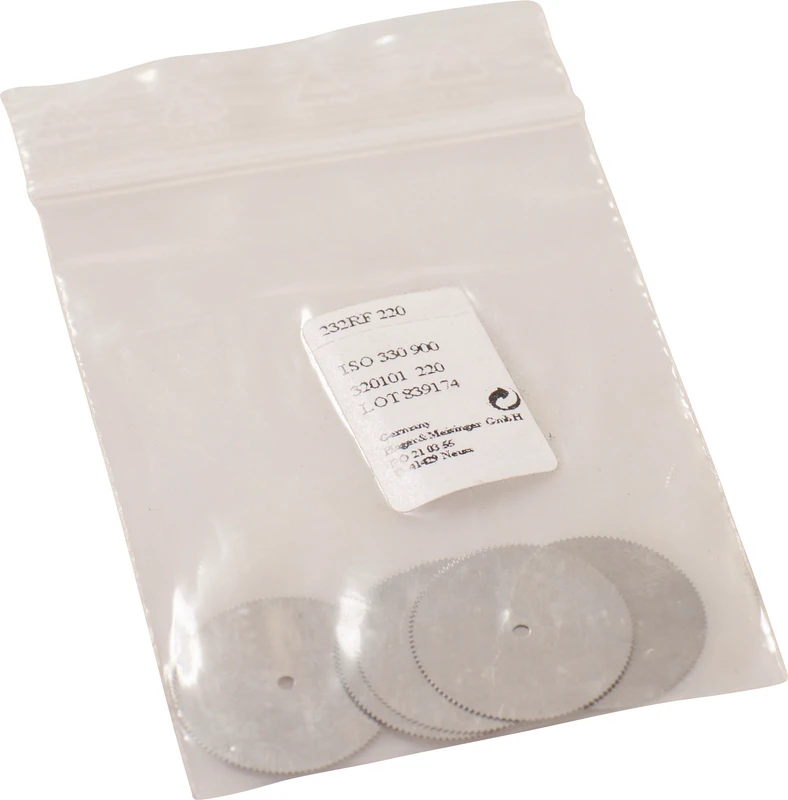 Packung 10 Stück unmontiert, Figur 320, 0,1 mm, ISO 220