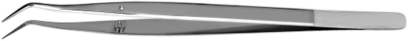 13213 - Zahnpinzetten - Stück 15 cm, gerieft, mit Stopstift