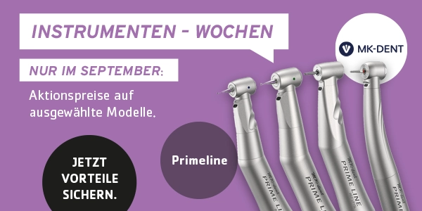 Instrumenten-Wochen im September: Jetzt Aktionspreise auf ausgewählte Modelle sichern! MK-dent Instrumente