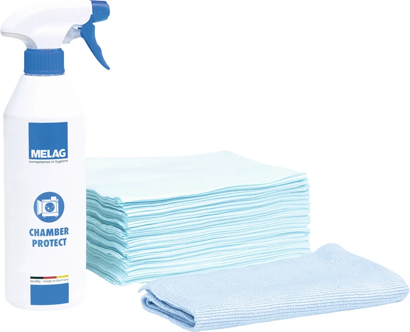 Packung 1 Flasche Reiniger, 50 Tücher, 1 Mikrofasertuch