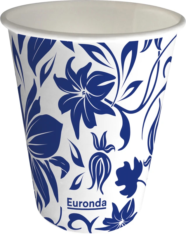Karton 1.000 Stück Flower-blau, 180 ml Karton 1.000 Stück Flower-blau, 180 ml