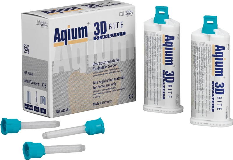 Packung 2 x 50 ml Doppelkartuschen, 12 Mixing Tips NT grün