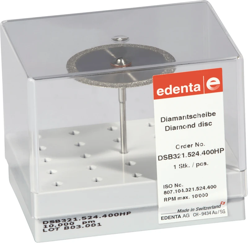 63352 - Sinterdiamant Scheiben DSB 321 - Stück randgesintert, HP, Figur 321, 0,3 mm, ISO 400