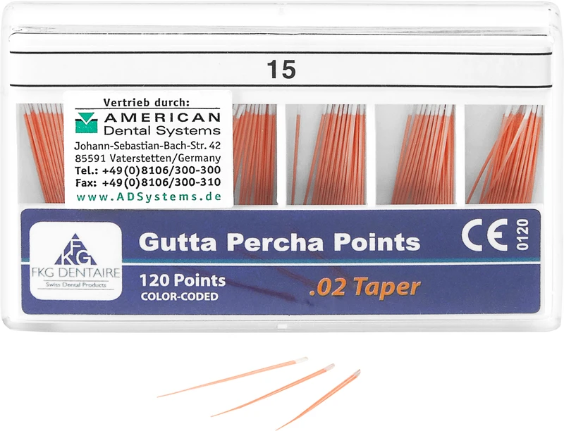 Packung 120 Stück Taper.02 ISO 015