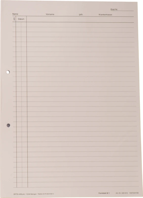 Stück 100 Blatt weiß, seitlich gelocht, A4 Stück 100 Blatt weiß, seitlich gelocht, A4