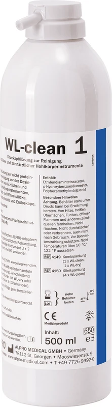 Einführungsset 500 ml Sprühdose WL-clean, 300 ml Sprühdose WL-dry