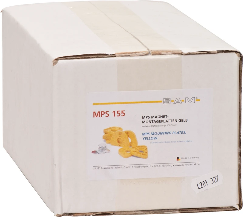 Packung 100 Stück gelb, MPS