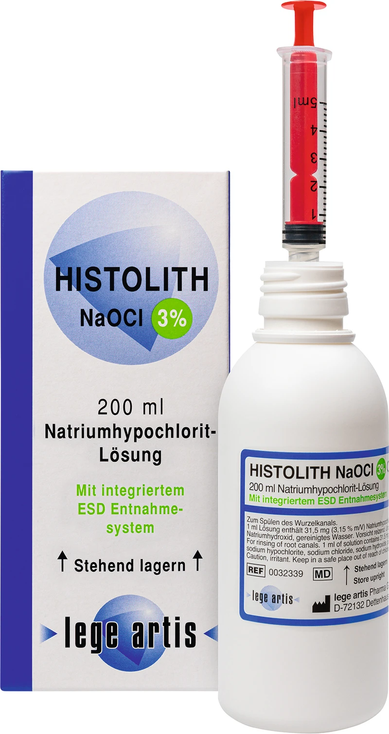 Flasche 200 ml Lösung mit ESD-Entnahmesystem Flasche 200 ml Lösung mit ESD-Entnahmesystem