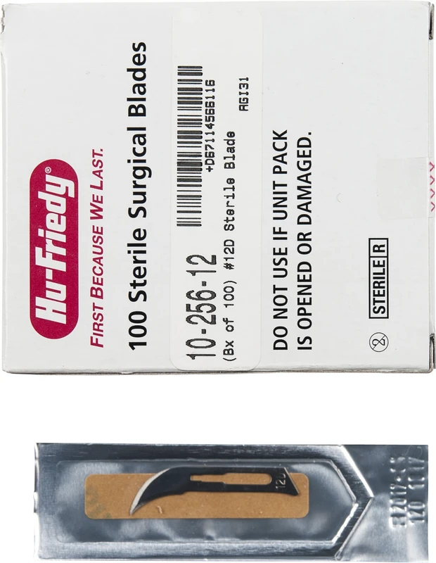 Packung 100 Skalpellklingen Figur 12D