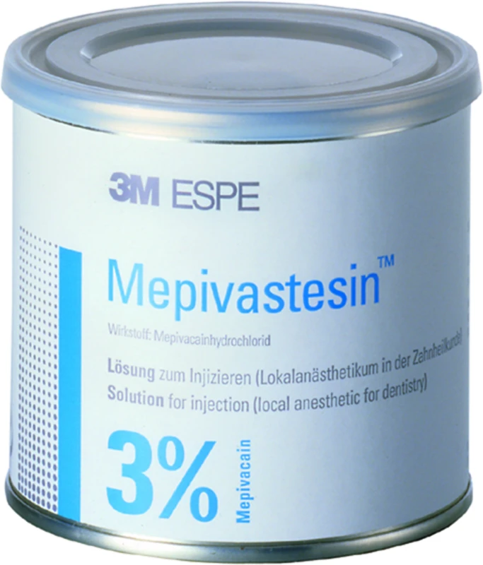 Dose 50 Stück, Kappe blau