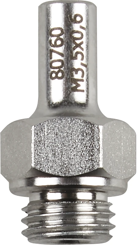 Stück für Spitzen M3,5 x 0,6 mm, Innengewinde Stück für Spitzen M3,5 x 0,6 mm, Innengewinde