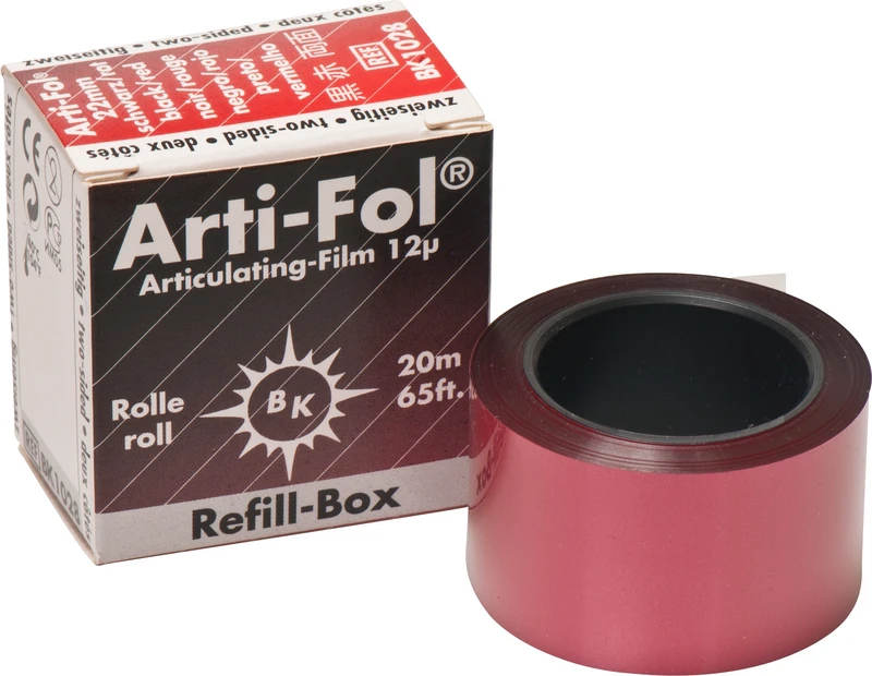 Nachfüllpackung 20 m schwarz-rot, 22 mm, zweiseitig, BK 1028