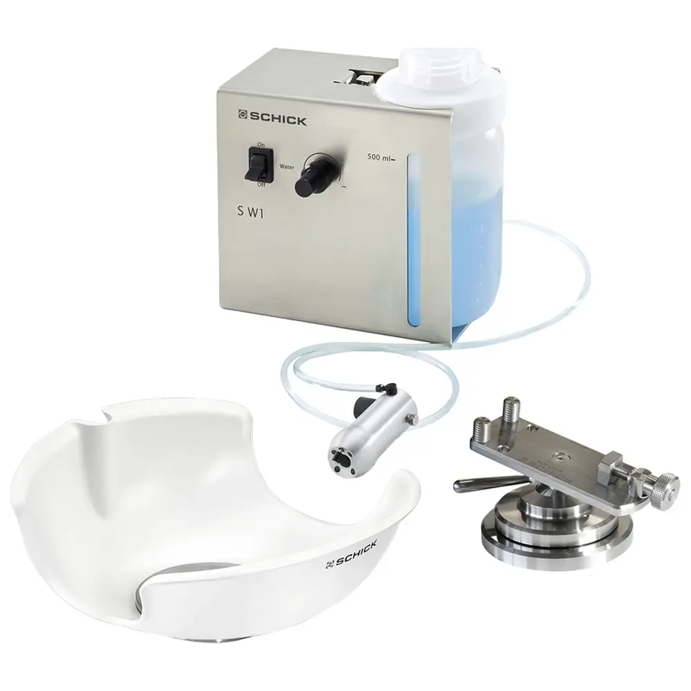 Set S W1 Wasserkühlung, Auffangwanne, Modelltisch
