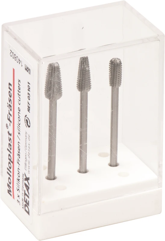 Packung 3 Stück (2 x Zylinder angerundet, 1 x Birne klein)