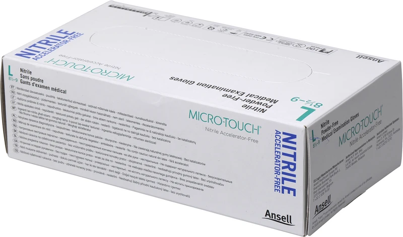Packung 100 Stück puderfrei, blau, L