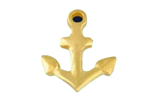 Stück Anker gold, 4,1 x 5 mm Stück Anker gold, 4,1 x 5 mm