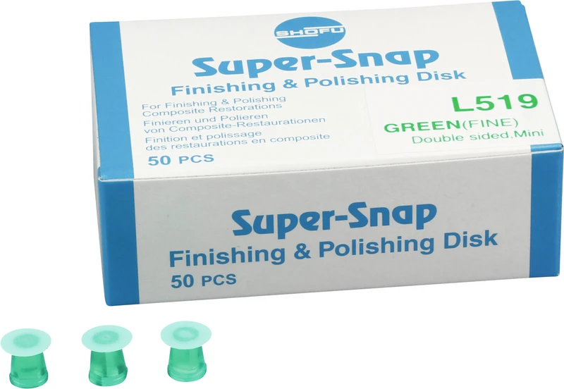 Nachfüllpackung 50 Scheiben, grün, Körnung fein, mini