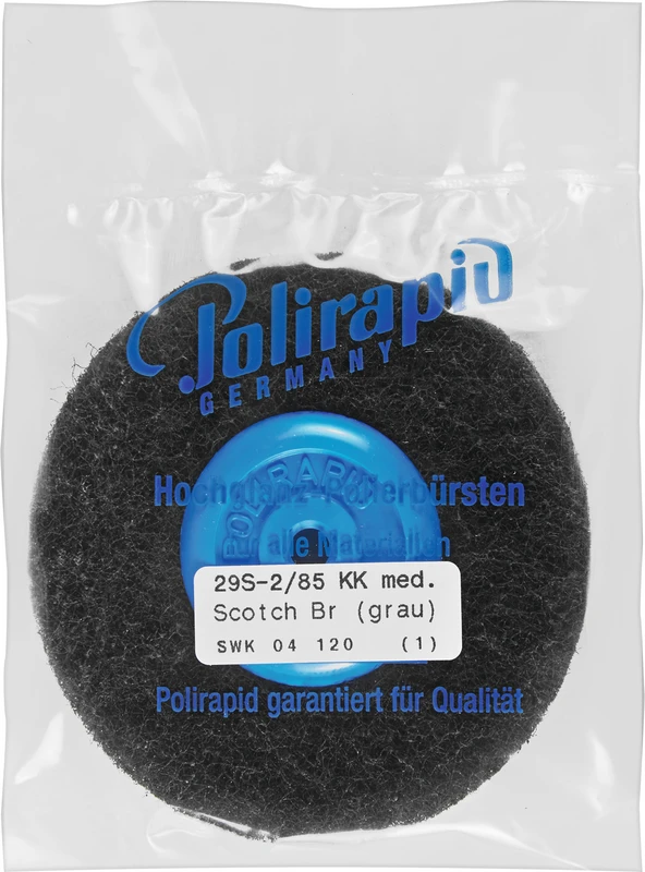 Stück mit Kunststoffkern, 2 Scheiben 3M Scotch-Brite grau mittel, Ø 85 mm Stück mit Kunststoffkern, 2 Scheiben 3M Scotch-Brite grau mittel, Ø 85 mm