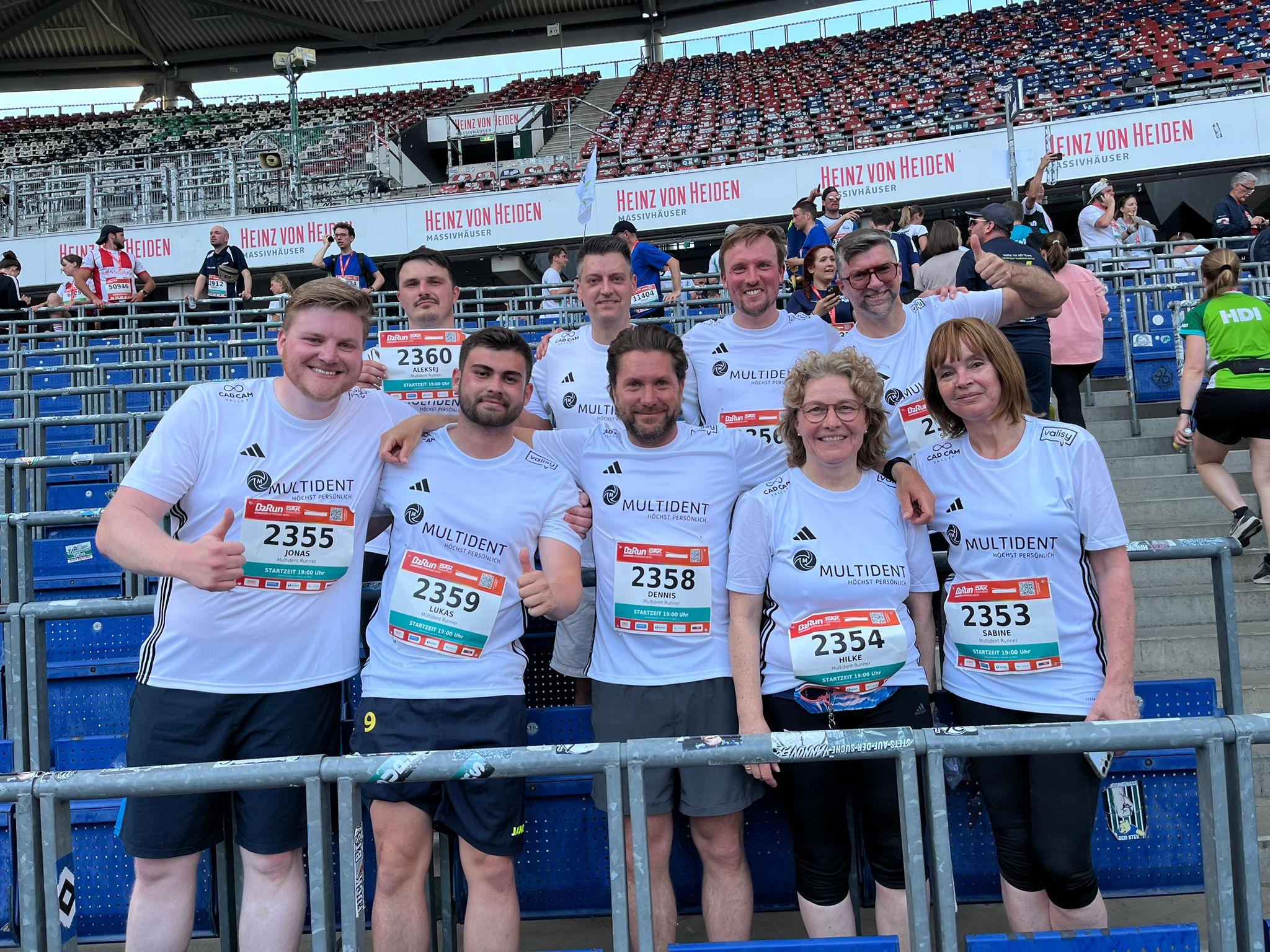 Gemeinsam unterwegs beim B2Run Hannover