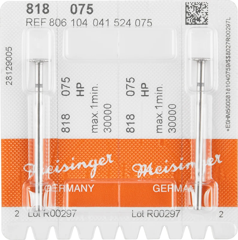 Packung 2 Stück blau mittel, HP, Figur 075 Rad, 0,6 mm, ISO 042 Packung 2 Stück blau mittel, HP, Figur 075 Rad, 0,6 mm, ISO 042