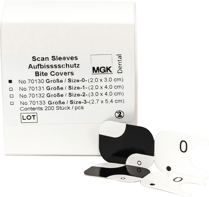 Packung 200 Stück Gr. 0 (2 x 4 cm) Packung 200 Stück Gr. 0 (2 x 4 cm)