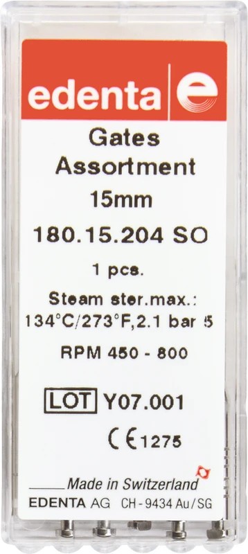 Sortiment 6 Stück 15 mm, RA Sortiment 6 Stück 15 mm, RA