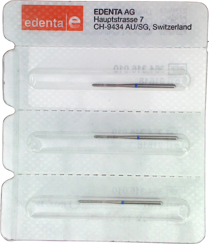 Packung 3 Stück blau standard, FGXL, Figur 137, 8 mm, 0°, ISO 010 Packung 3 Stück blau standard, FGXL, Figur 137, 8 mm, 0°, ISO 010