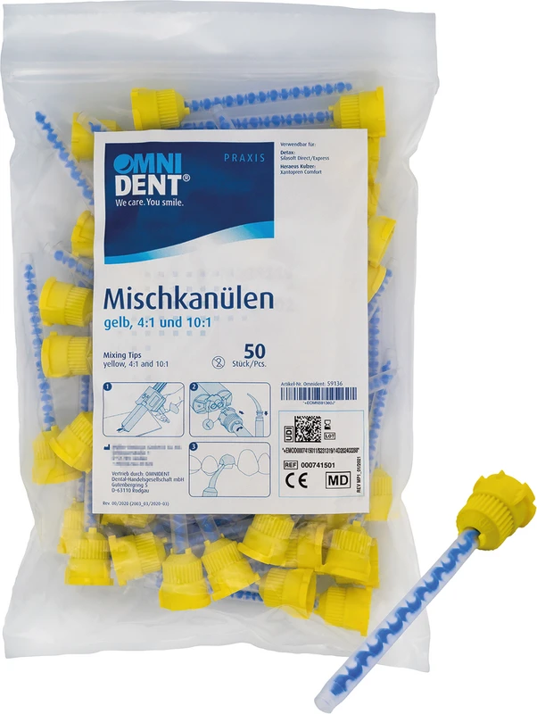 Beutel 50 Stück gelb 4:1 / 10:1