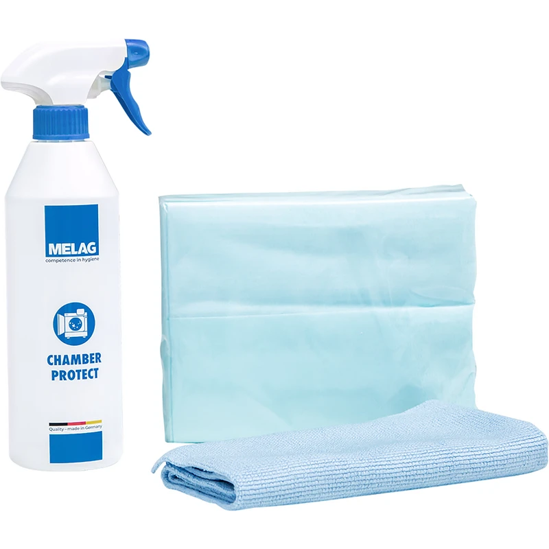 Packung 1 Flasche Reiniger, 50 Tücher, 1 Mikrofasertuch