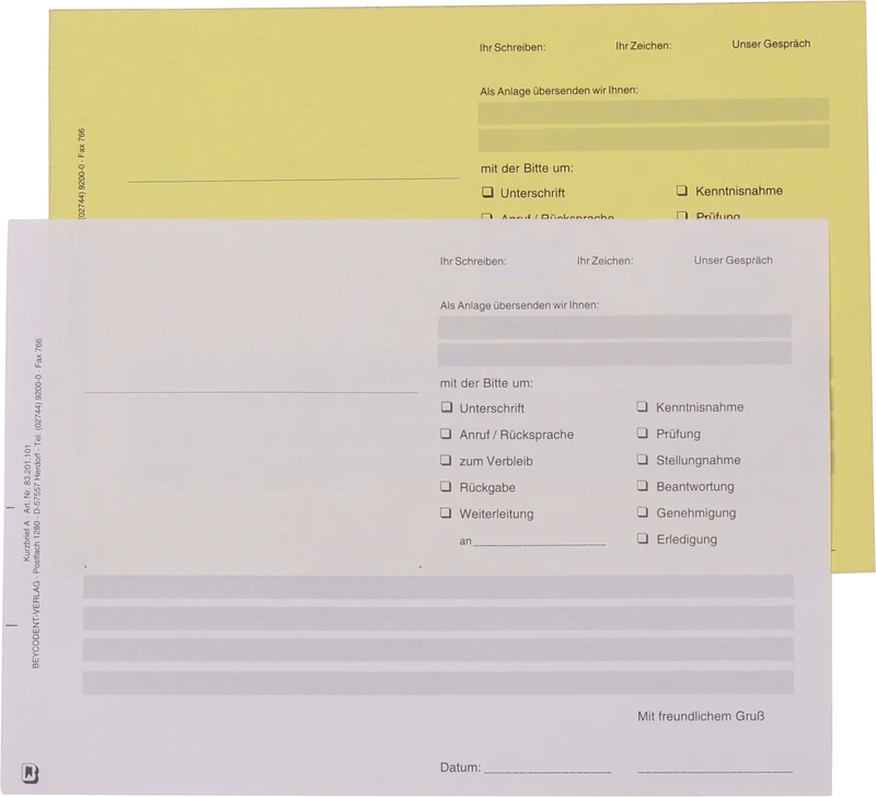 Stück 100 Blatt, 2-fach