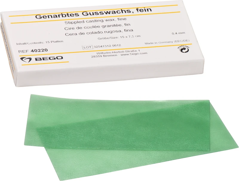 Packung 15 Stück grün, fein, Stärke 0,4 mm Packung 15 Stück grün, fein, Stärke 0,4 mm