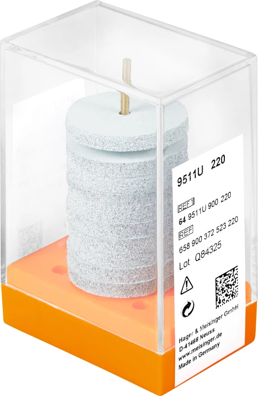 Packung 10 Stück unmontiert, weiß, Figur 372, 3 mm, ISO 220