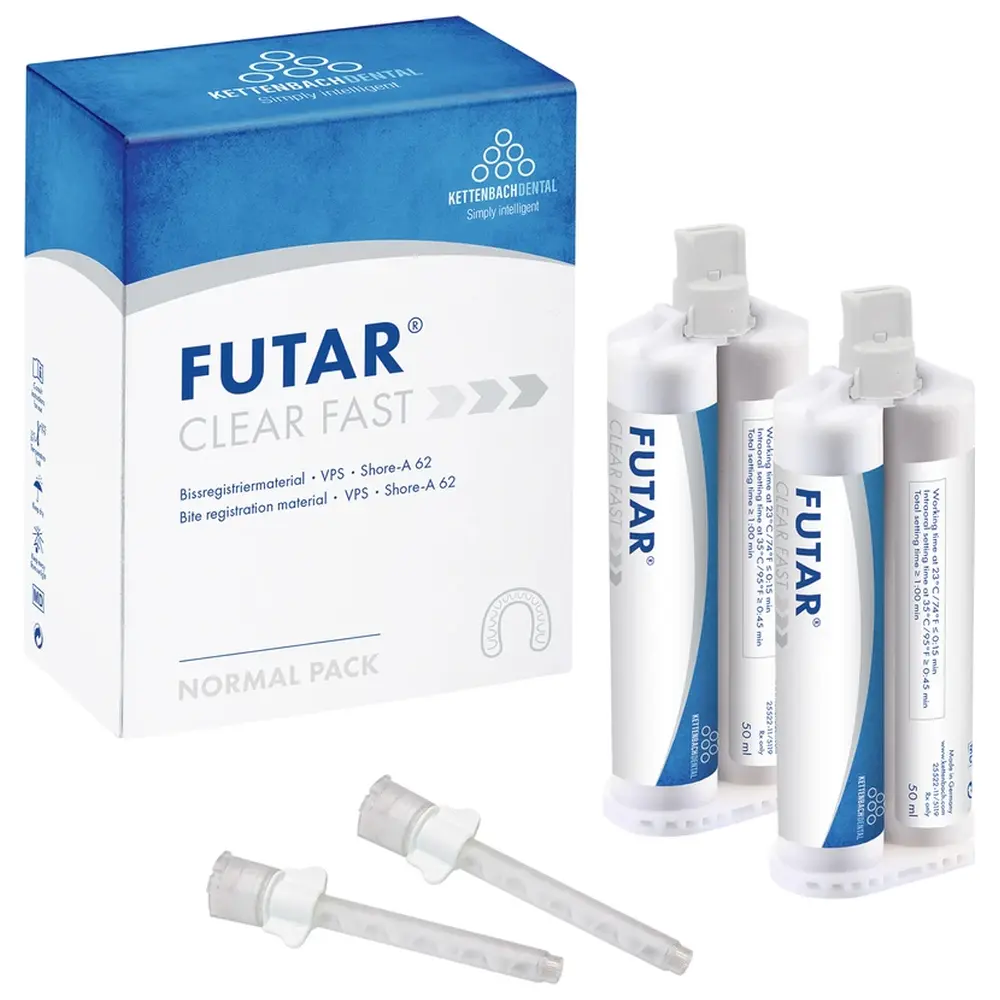 Packung 2 x 50 ml Doppelkartusche, 6 Mischkanülen