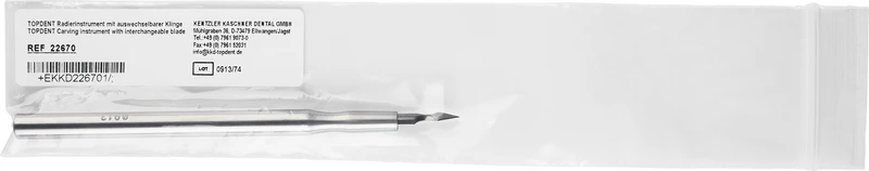 38884 - TOPDENT Radierinstrument - Stück Instrument mit auswechselbarer Klinge