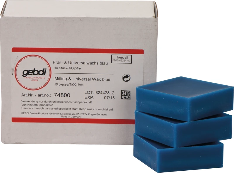 Packung 10 x 53 g Blöcke blau