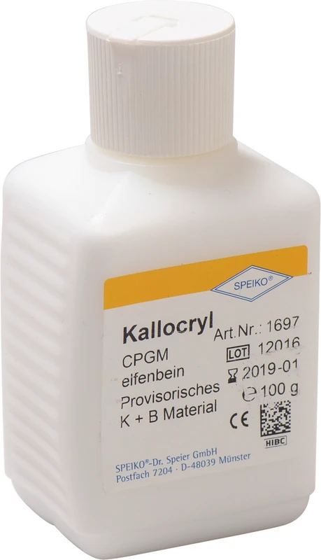 Flasche 100 g Pulver elfenbein