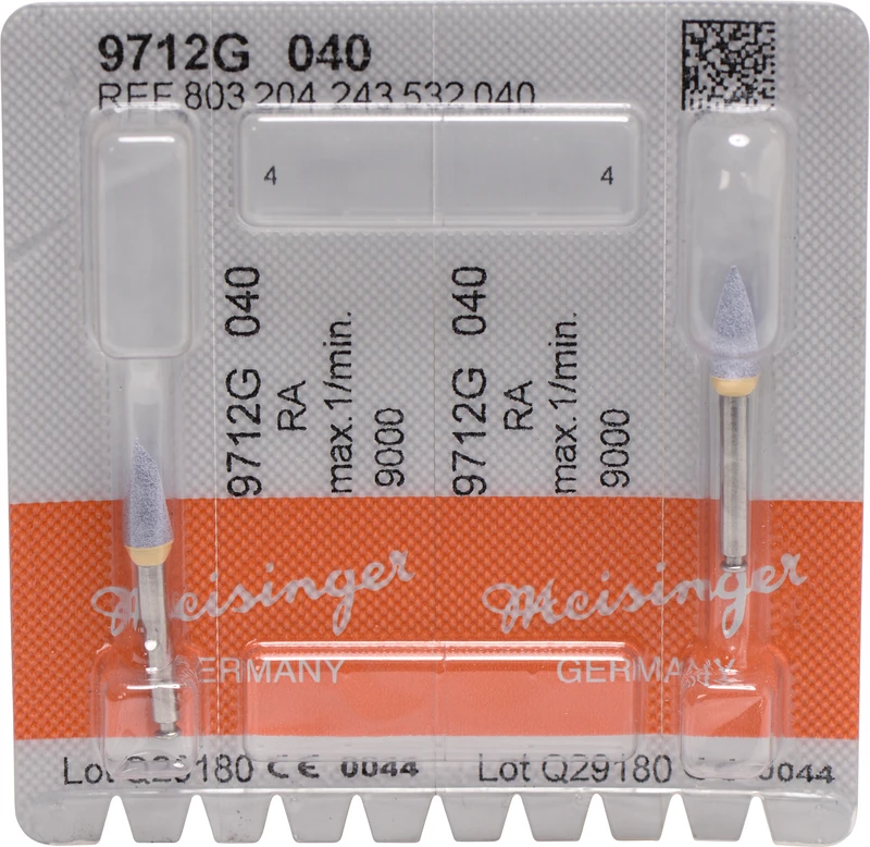 Packung 2 Stück blau grob, RA, Figur 243, 10,5 mm, ISO 040 Packung 2 Stück blau grob, RA, Figur 243, 10,5 mm, ISO 040