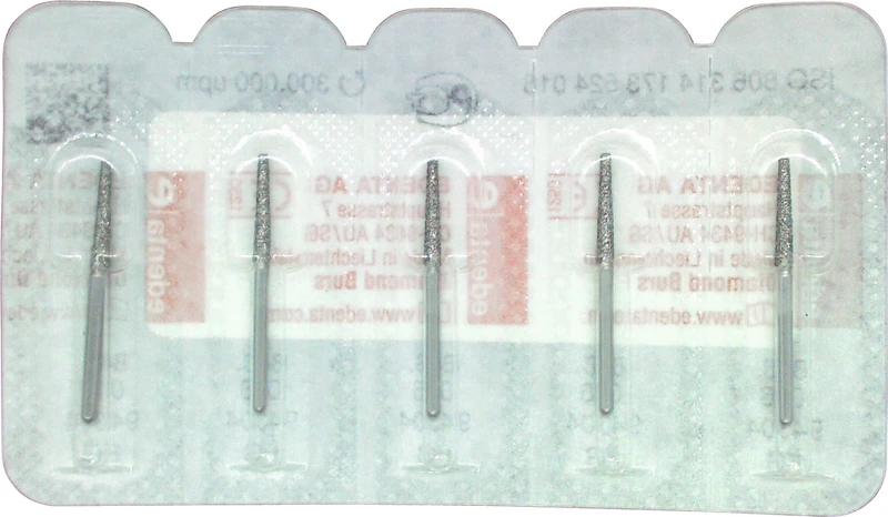 Packung 5 Stück Standard, FG, Figur 173 Konus flach, 10 mm, ISO 016 Packung 5 Stück Standard, FG, Figur 173 Konus flach, 10 mm, ISO 016