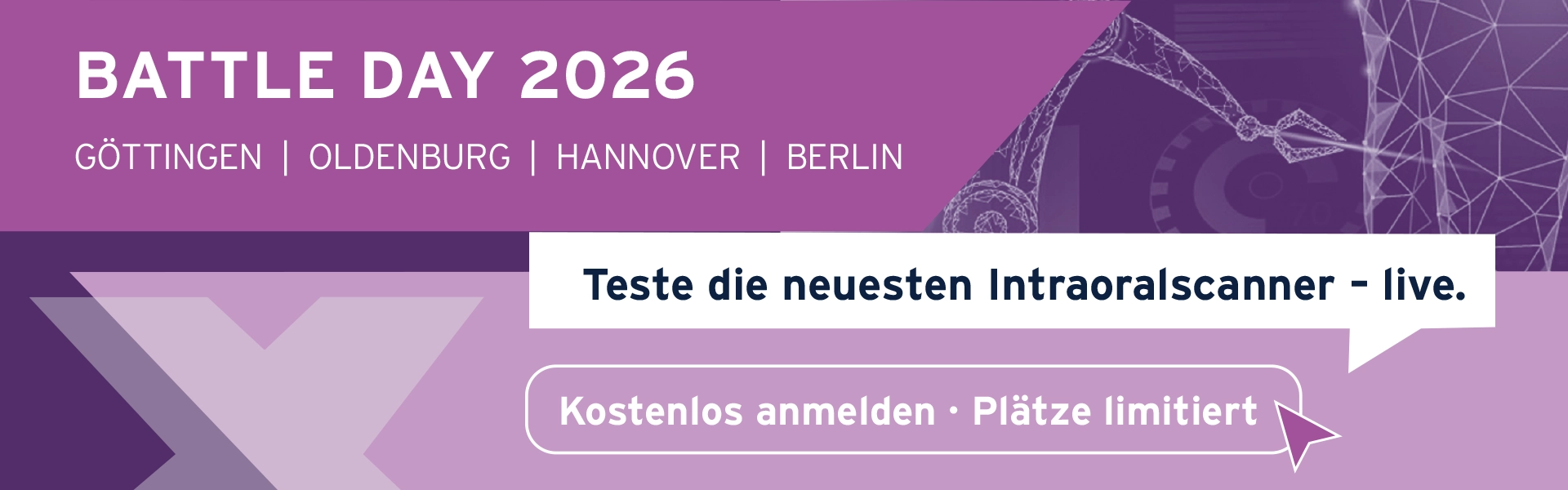 Battle Day 2026 | Teste die neuesten Intraoralscanner - live. Battle Day 2026