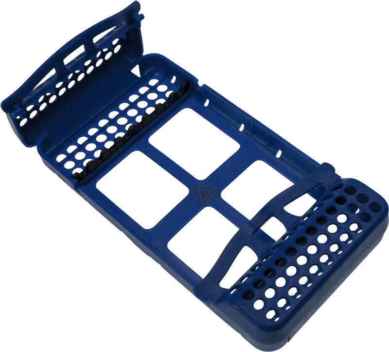 Stück 17,9 x 9,8 x 3 cm, für 8 Instrumente dunkelblau Stück 17,9 x 9,8 x 3 cm, für 8 Instrumente dunkelblau