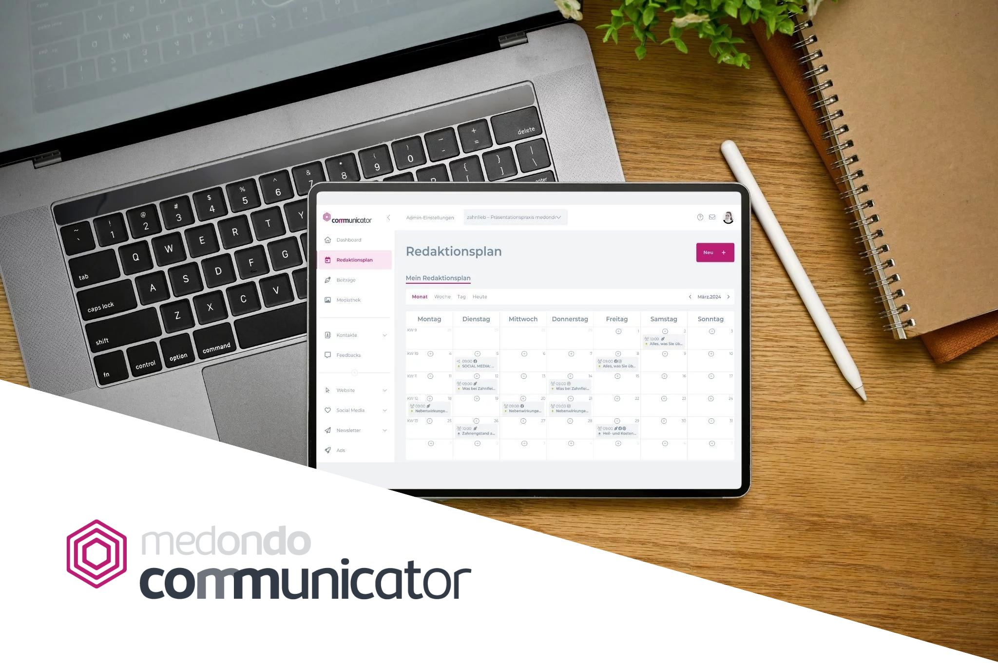  Monatliche communicator-Redaktionsplanung mit unseren Marketing-Experten (Preis/Monat) 