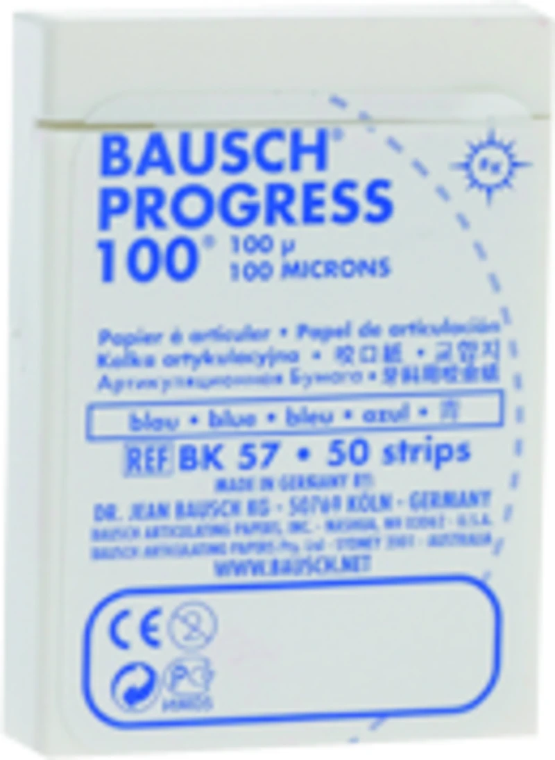 Packung 50 Streifen blau, vorgeschnitten, BK 57