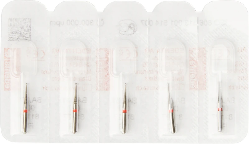 Packung 5 Stück rot fein, FG kurz, Figur 001, ISO 007 Packung 5 Stück rot fein, FG kurz, Figur 001, ISO 007