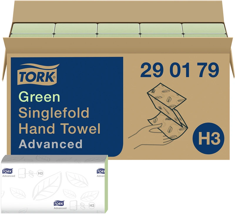 Karton 15 x 250 Stück 2-lagig, grün, 24,8 x 23 cm Karton 15 x 250 Stück 2-lagig, grün, 24,8 x 23 cm