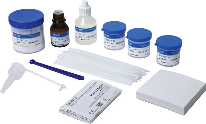 Set 40 g Grundfarbton, 3 x 10 g Zusatzfarbtöne, 26 g Liquidum, 14 g Ätzlösung, Zubehör Set 40 g Grundfarbton, 3 x 10 g Zusatzfarbtöne, 26 g Liquidum, 14 g Ätzlösung, Zubehör