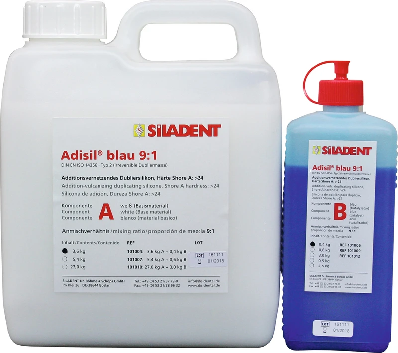 Karton 3,6 kg Flasche A , 0,4 kg Flasche B