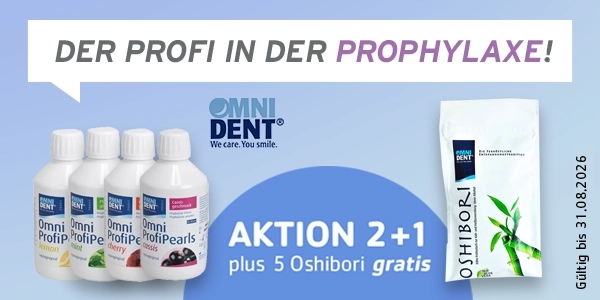 2 + 1 Aktion Omni ProfiPearls plus 5 x Oshibori gratis. Omni ProfiPearls