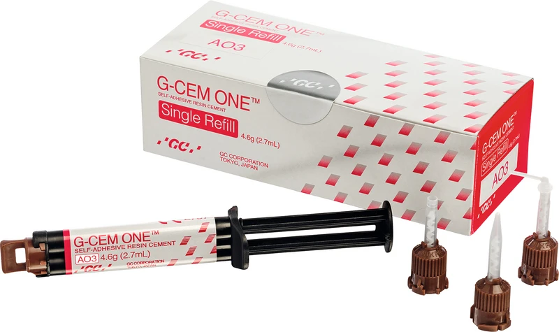 Nachfüllpackung Single 4,6 g Spritze AO3, 8 GC Automix Tips regular, 2 GC Automix Endo Tips