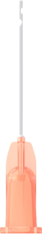 Packung 25 Stück orange, 2 seitliche Öffnungen, G25 0,5 x 25 mm